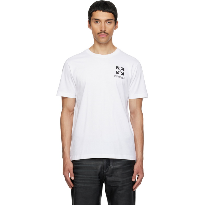 Photo: Off-White White Small Arrow Slim T-shirt