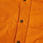 Stan Ray Men's Down Vest in Orange