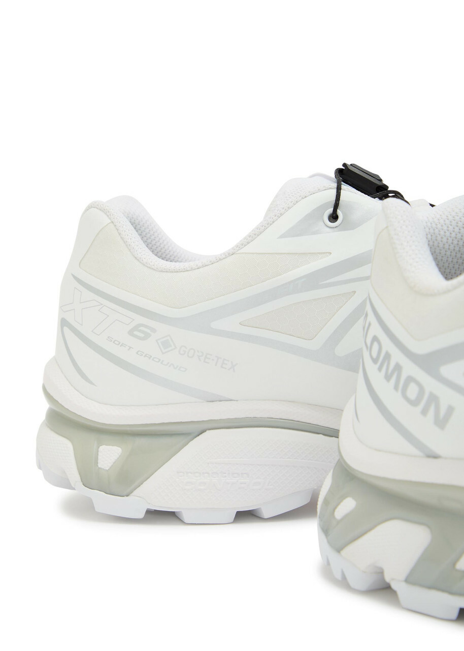 Salomon XT-6 Gtx Panelled Mesh Sneakers White