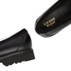 Bass Weejuns Men's Larson Lug Soft Grain Loafer in Black Textured Leather