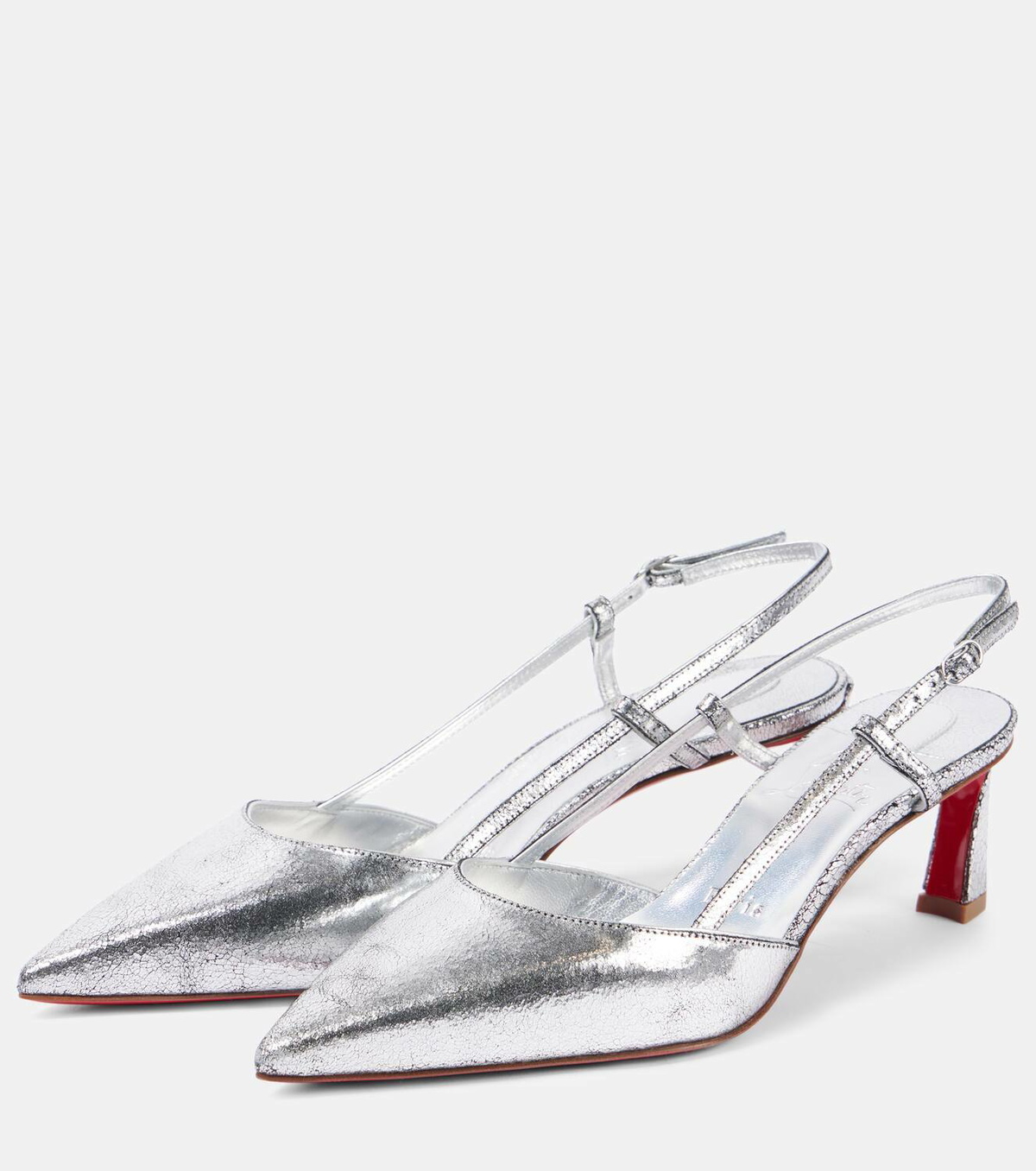 Christian Louboutin Condoroline 55 metallic leather