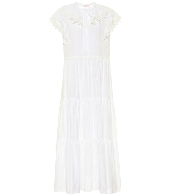 Photo: See By Chloe - Cotton-voile midi dress