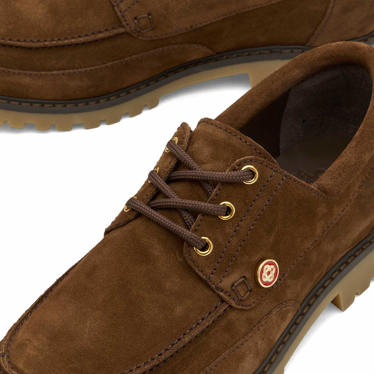 Casablanca Men's Hideki Boat Shoe in Brown
