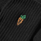 Carrots by Anwar Carrots Men's Signature Carrot Crew Sock in Black