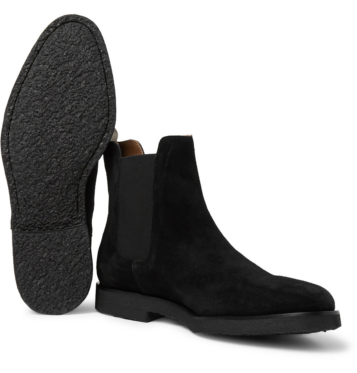 Bemærk beviser Hysterisk Common Projects - Suede Chelsea Boots - Black Common Projects
