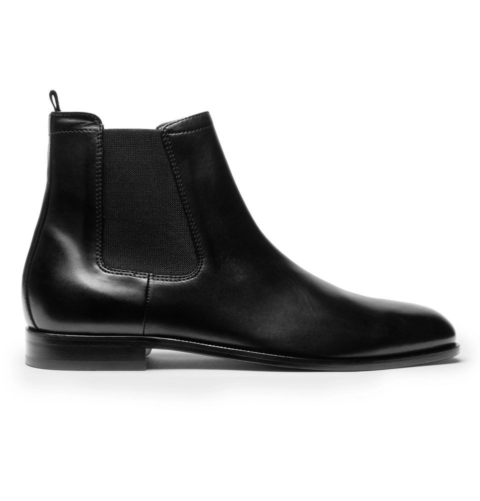 Hugo Boss - Cardiff Leather Chelsea Boots - Black Hugo Boss