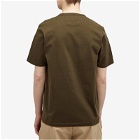 C.P. Company Men's 30/2 Mercerized Jersey Twisted British Sailor T in Ivy Green