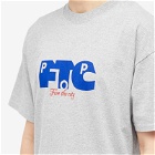 Pop Trading Company Men's x FTC Logo T-Shirt in Heather Grey