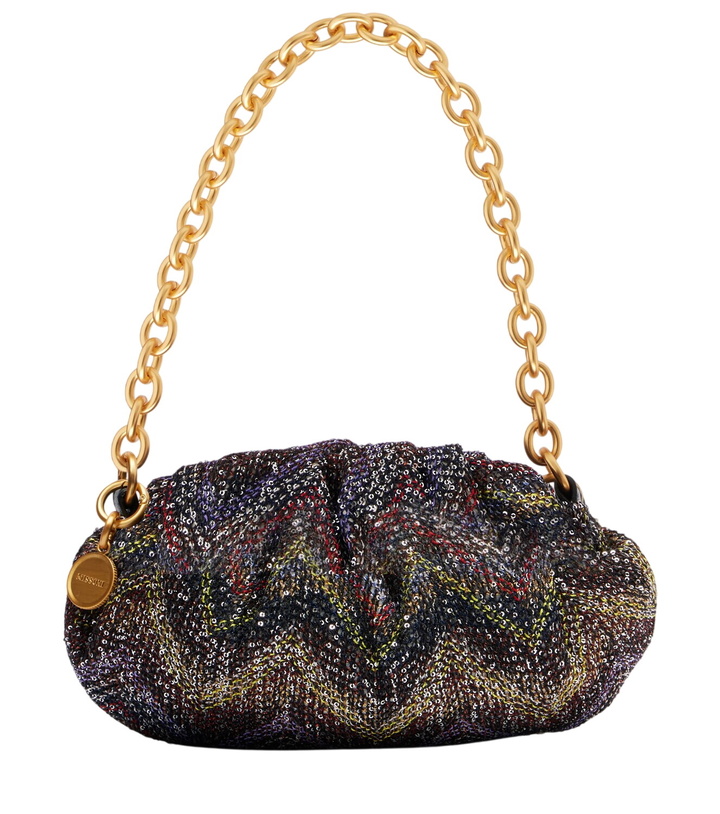 Photo: Missoni Caperdoni Small sequined clutch