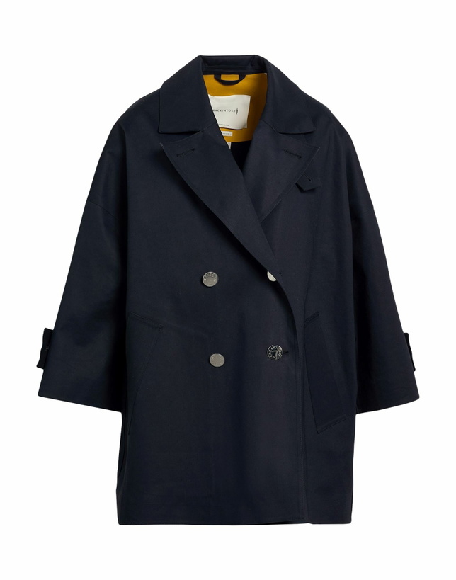 Photo: Mackintosh Crosslee Lr-1057 Womens Overcoat & Trench Coat Midnight in Blue