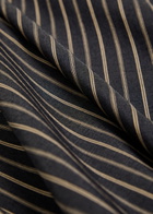 Studio Nicholson View Striped Lyocell and Silk-blend Shirt Indigo