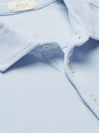 Altea - Greg Cotton-Piqué Polo Shirt - Blue