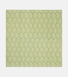Cabana Iris floral linen tablecloth