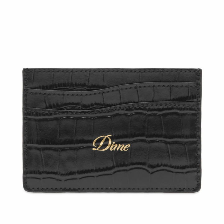 Photo: Dime Men's Croc Card Holder in Black 