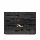 Dime Men's Croc Card Holder in Black 