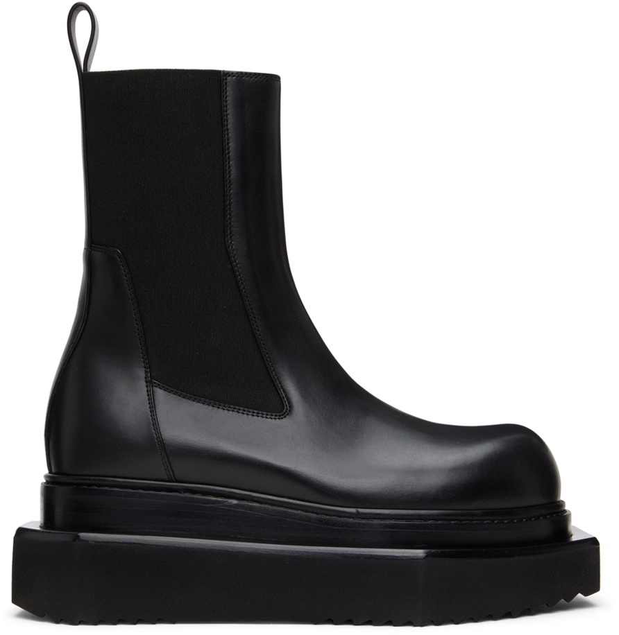 Rick Owens Black Beatle Turbo Cyclops Boots Rick Owens