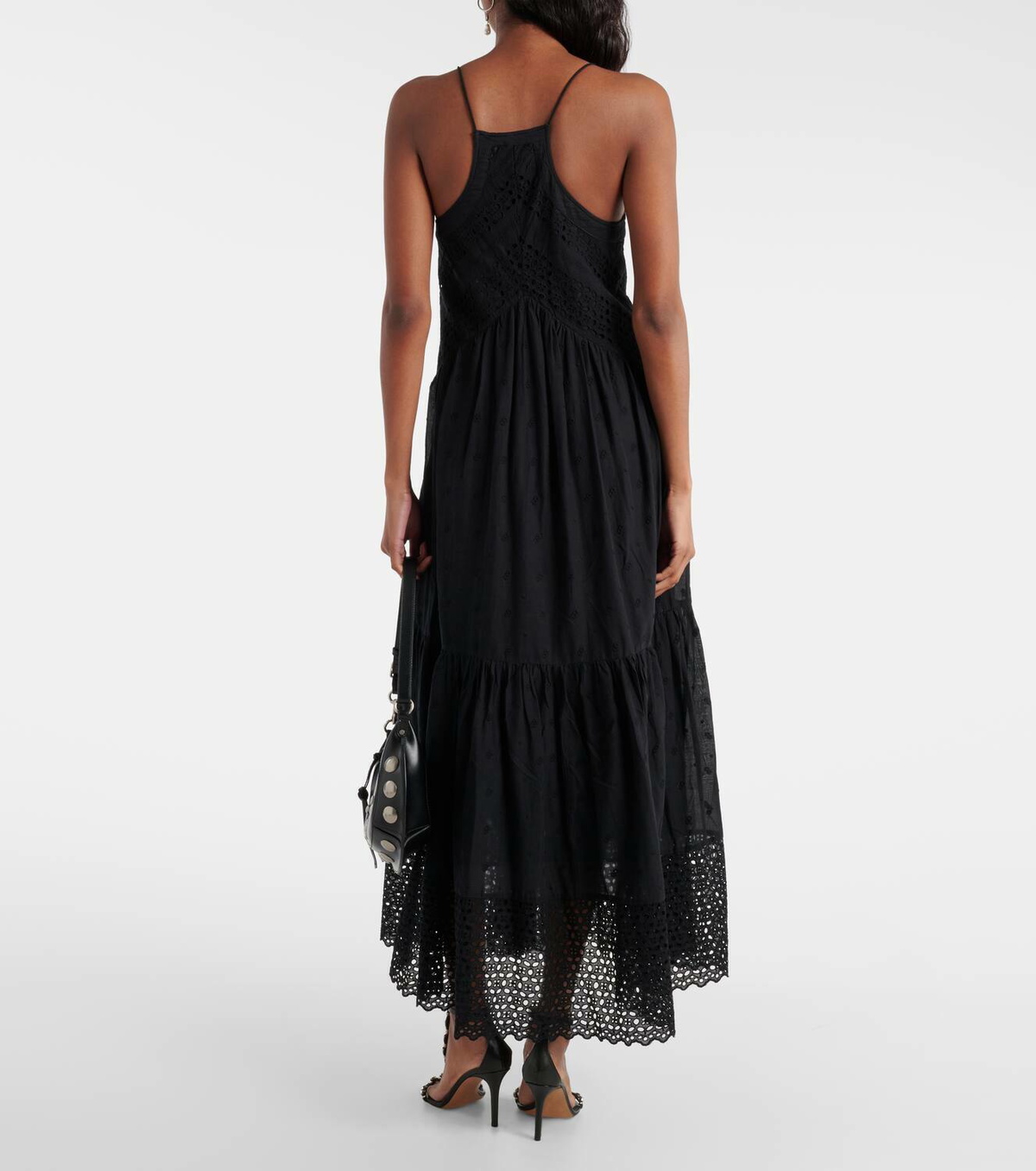 Marant Etoile Sabba Embroidered Cotton Maxi Dress Isabel Marant Etoile