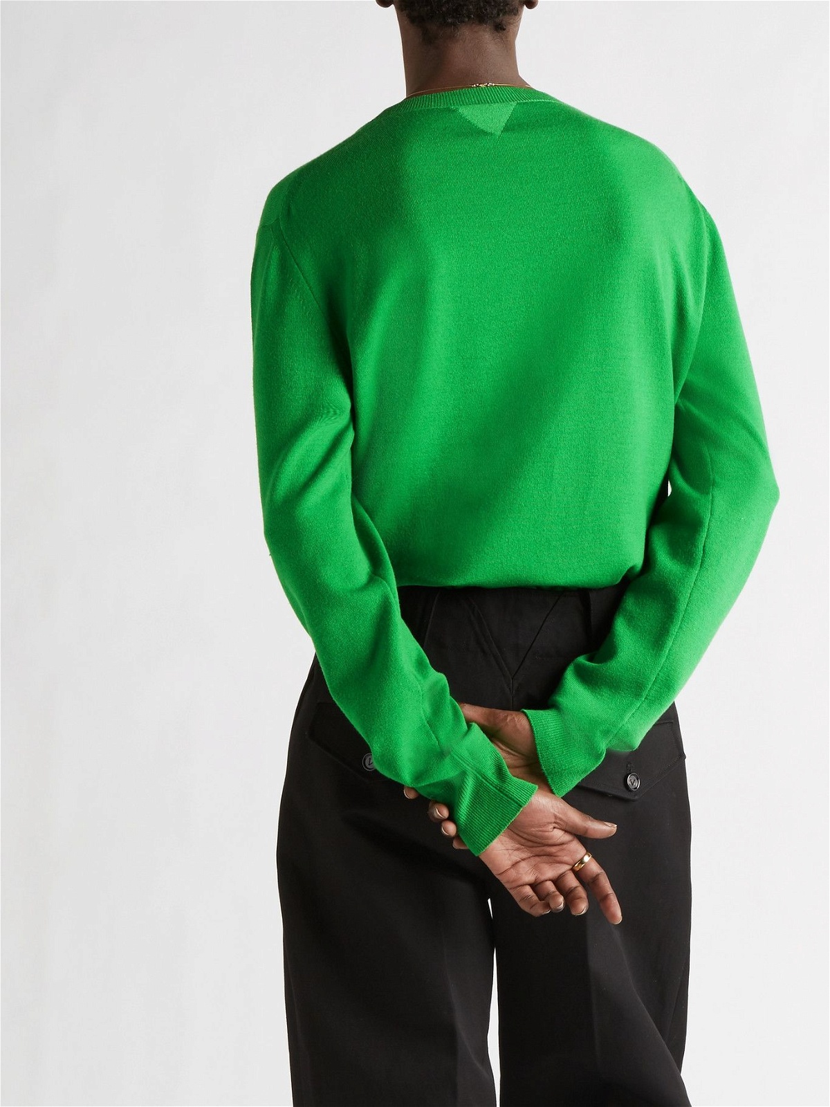 BOTTEGA VENETA - Cashmere-Blend Sweater - Green Bottega Veneta