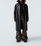 Rick Owens Coated wide-leg jeans