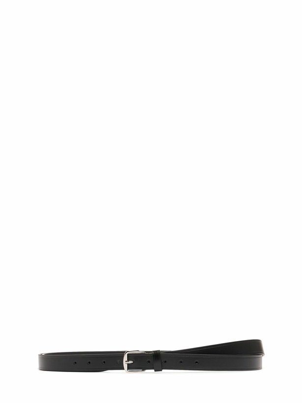 Photo: ANN DEMEULEMEESTER 2.5 Cm Long Leather Belt