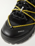 Moncler - Glacier Nylon, PU and Faux Leather Hiking Boots - Black