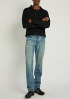 Cherry Los Angeles Logo Knitted Alpaca-blend Henley Jumper Black