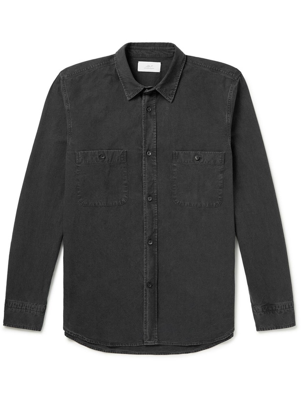 Photo: Mr P. - Organic Cotton-Chambray Shirt - Black