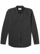 Mr P. - Organic Cotton-Chambray Shirt - Black