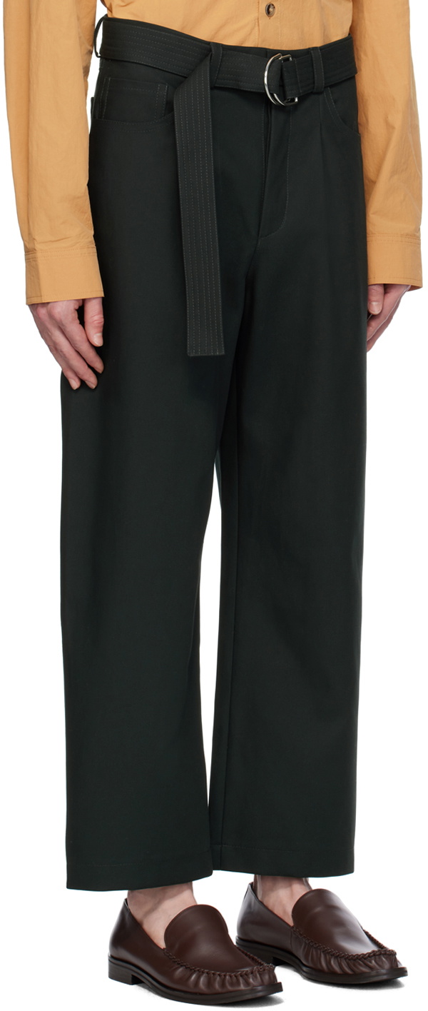 Nanushka Black Ferre Trousers