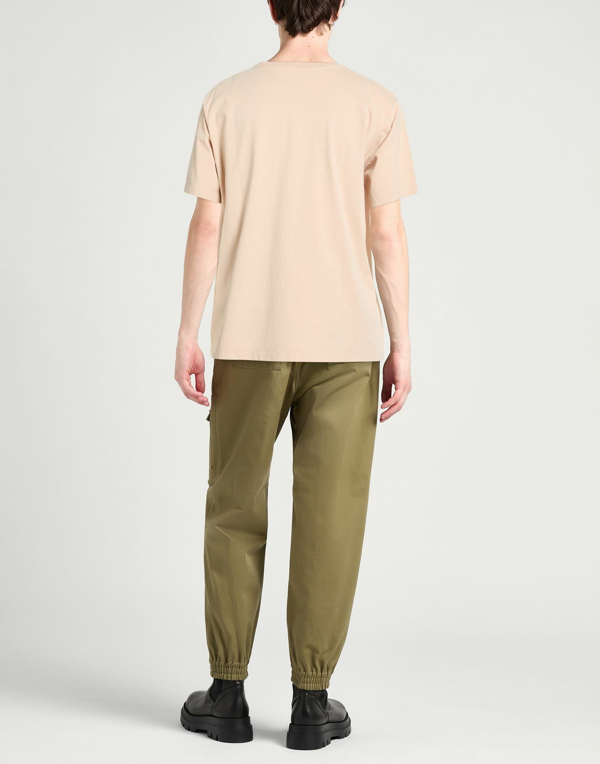 Balmain Mens T-shirt in Beige
