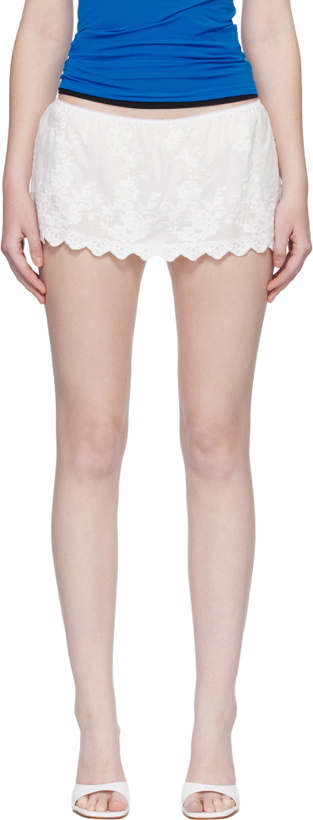 Photo: Fruity Booty White Broderie Bloomer Skort