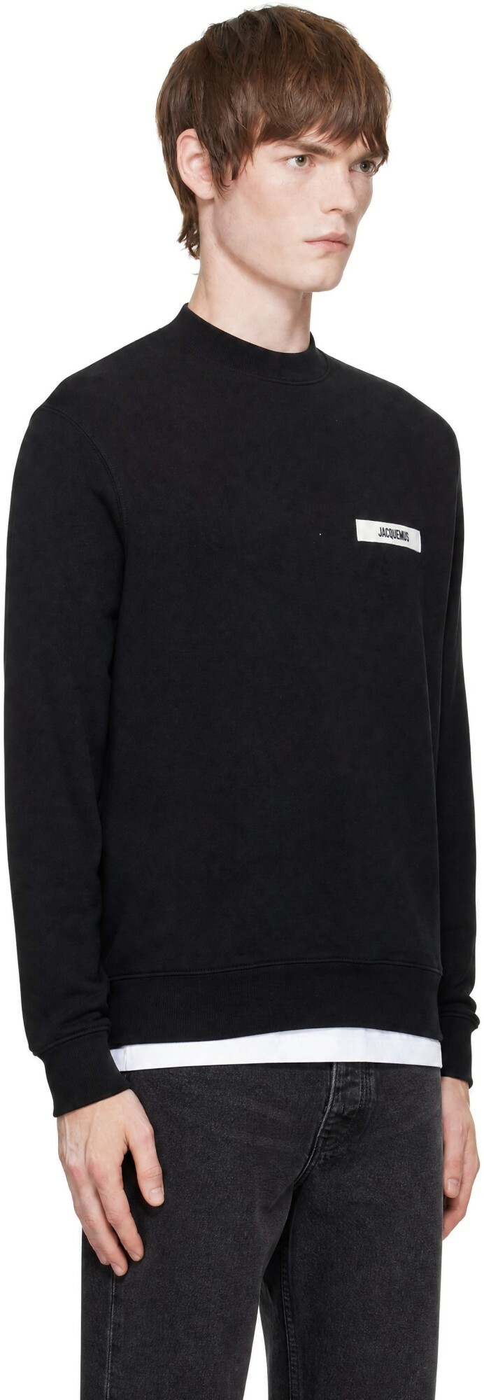 JACQUEMUS Black 'The Gros Grain' Sweatshirt