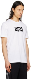 Dolce & Gabbana White Printed T-Shirt