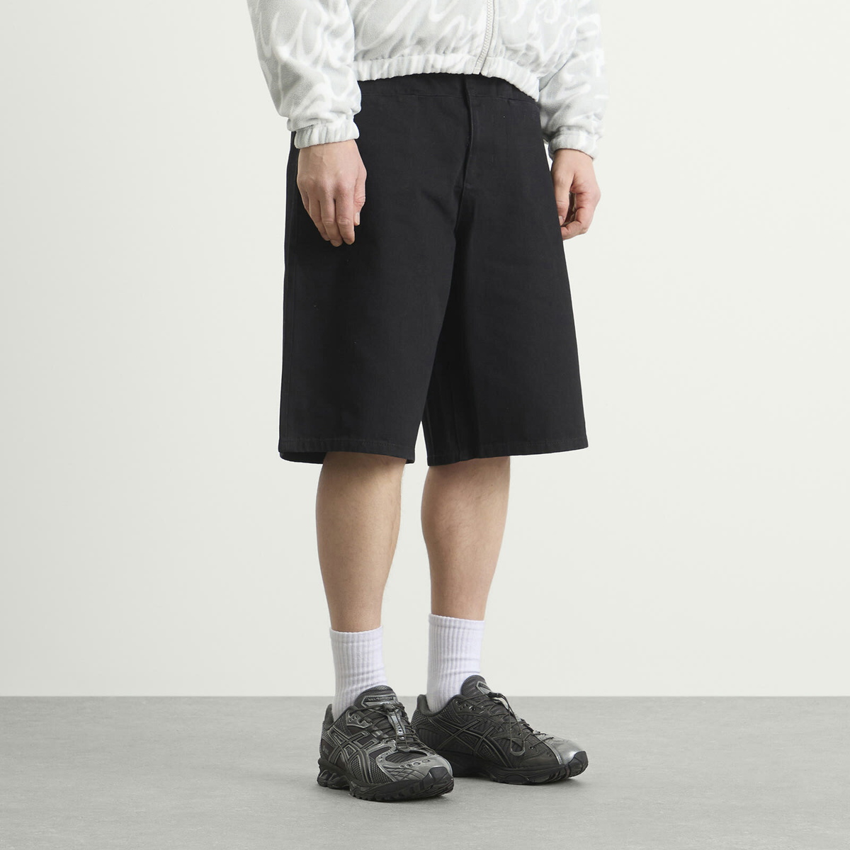 Dime Men's Tech Denim Shorts in Black