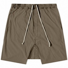 Rick Owens DRKSHDW Men's Drawstring Pods Short in Dust