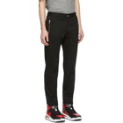 Balmain Black Monogram Chino Trousers