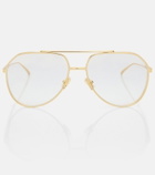 Bottega Veneta Light Ribbon aviator glasses