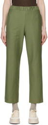Max Mara Leisure Green Ballata Trousers