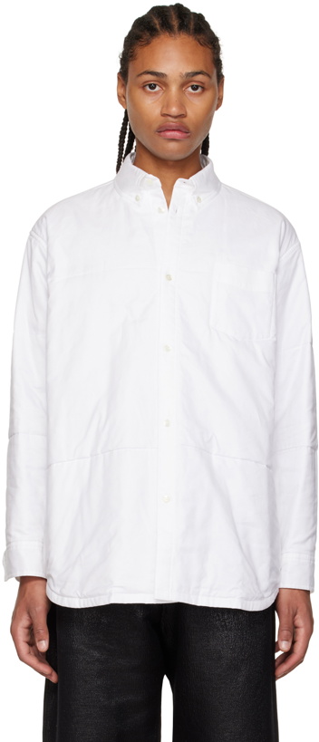 Photo: Undercover White Quilted Shirt