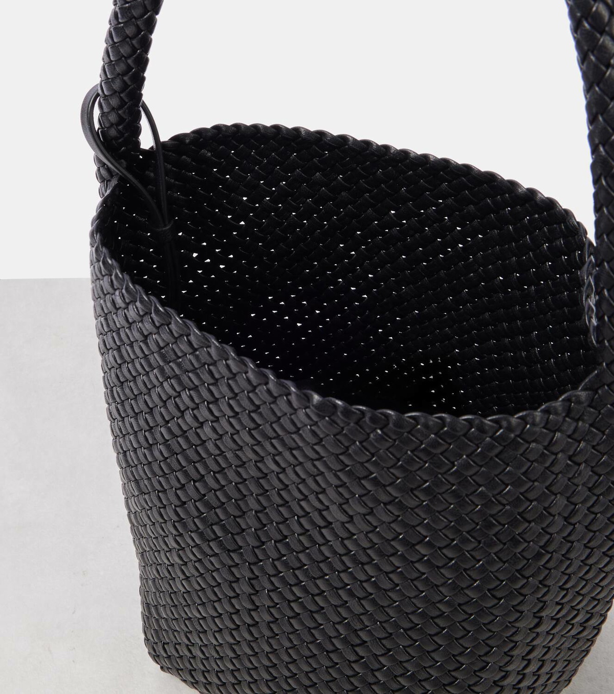 The Row N/S Park Small woven leather tote bag The Row