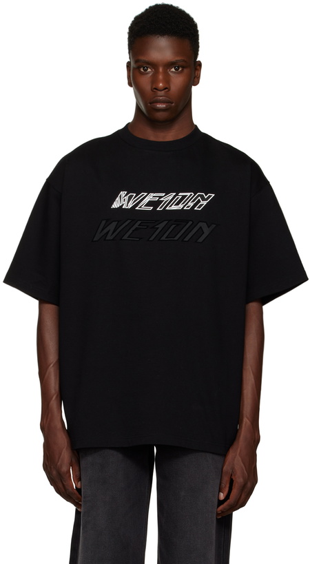 Photo: We11done Black Printed T-Shirt