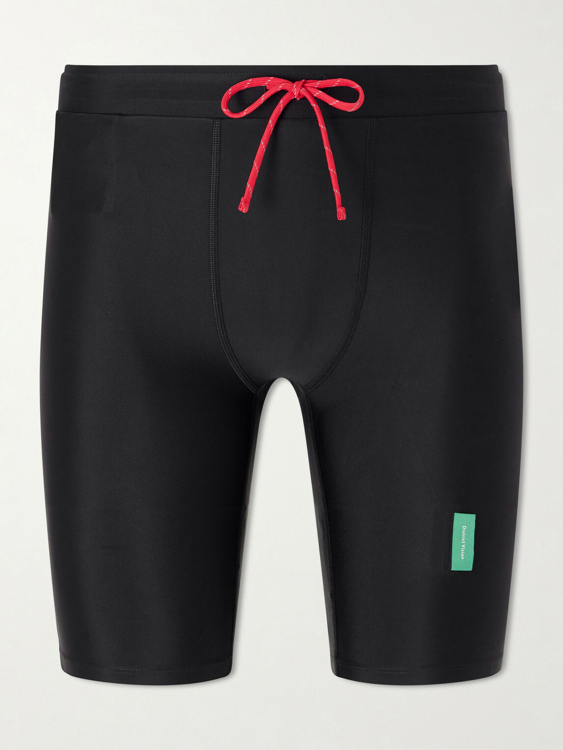 DISTRICT VISION - Maurten Slim-Fit 9'' Recycled Stretch Running Shorts - Black