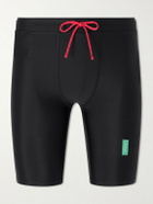 DISTRICT VISION - Maurten Slim-Fit 9'' Recycled Stretch Running Shorts - Black