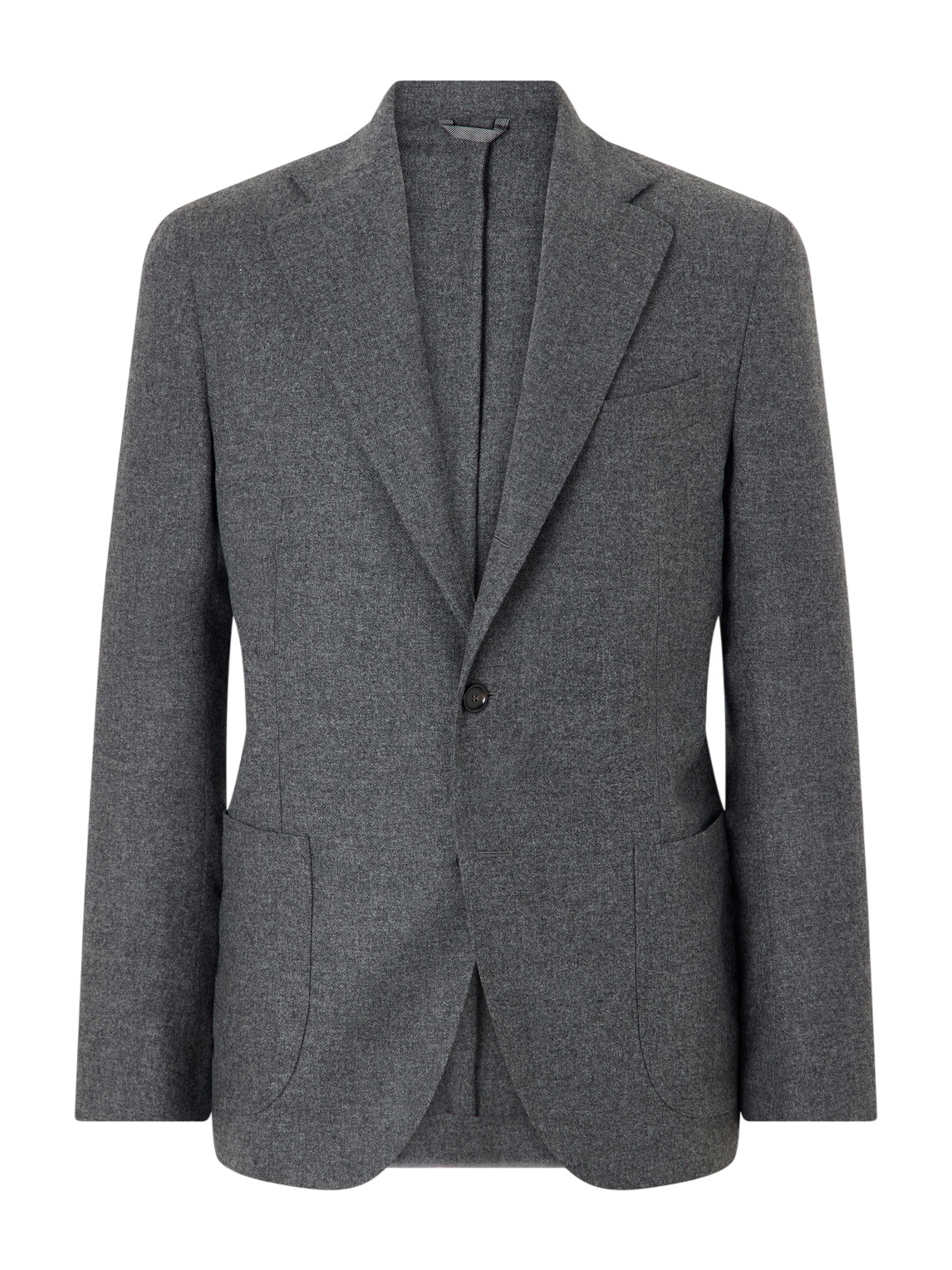 De Petrillo - Vesuvio Slim-Fit Double-Breasted Cotton-Blend