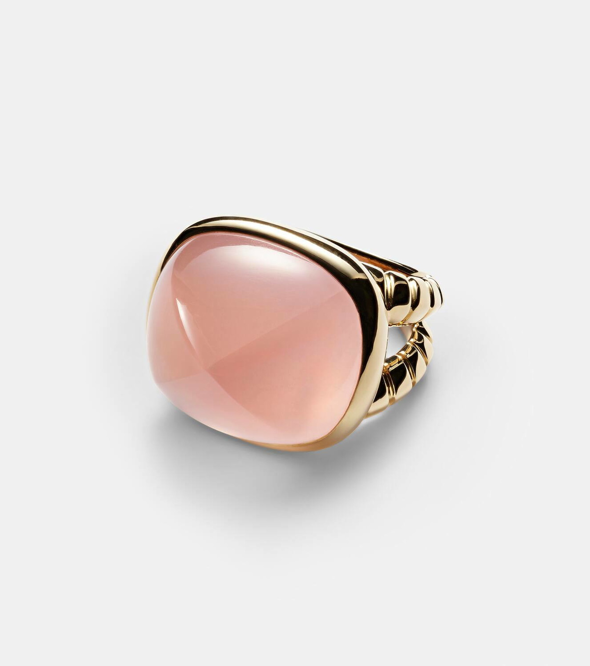 Marina B Tigella 18kt gold ring with quartz
