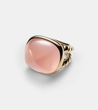 Marina B Tigella 18kt gold ring with quartz