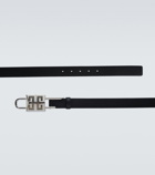 Givenchy - Grained leather padlock belt