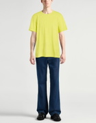 Theory Mens T-shirt Lime in Green
