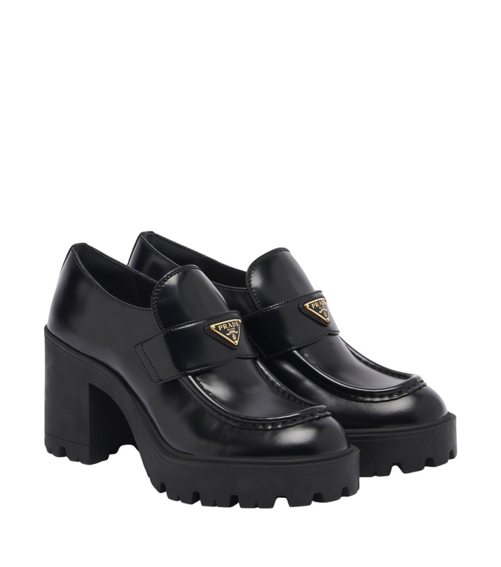Photo: Prada Leather platform loafers