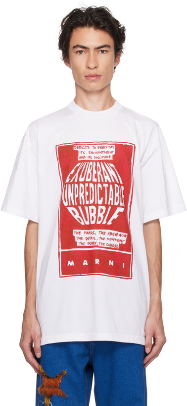 Photo: Marni White Graphic T-Shirt